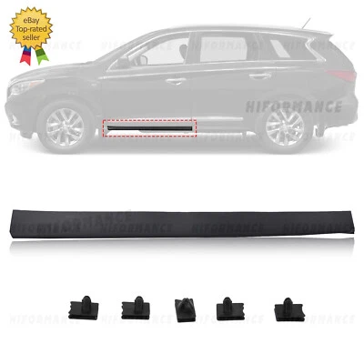 Driver inferior moldura porta frontal esquerda ajuste para Infiniti QX60 14-20 JX35 2013 - Imagem 1 de 4