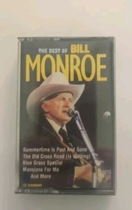 Bill Monroe - The Best Of Bill Monroe Cassette SEALED CBS Bluegrass - Picture 1 of 3
