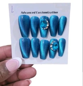 Handgefertigte Nagelpressen selbstklebende Klebebretter 10 Stck. Größe Large - Bild 1 von 1