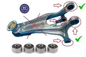 SUZUKI JIMNY GEARSHIFT LEVER BRACKET 28102-76J03 BUSHING KIT OF 4 PIECES 2005-17 - Foto 1 di 6