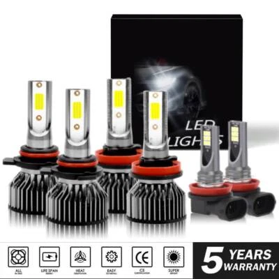 Combo de faros LED + luces antiniebla para Toyota Venza 2009 2010 2011-2016 Foto 1 de 4