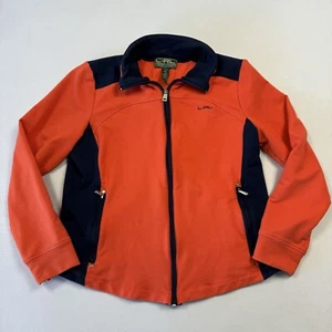 Lauren Active Ralph Lauren Women's Sweatshirt Zip Cotton Polyester Orange Large - Picture 1 of 11