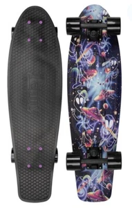 Preowned “Give Me Space” Nickel Longboard/Skateboard, 27” - Picture 1 of 6