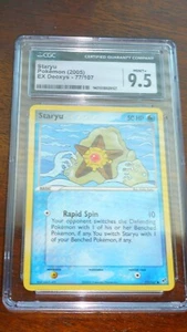 2005 Staryu EX Deoxys 77/107 Pokemon Karte - CGC 9.5 Mint+ - Bild 1 von 2
