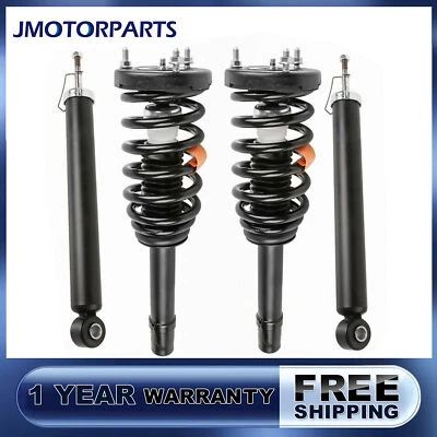 2 Front Complete Struts + 2 Rear Shock Absorbers For Hyundai Sonata 2006-2010 Foto 1 de 4