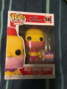 Funko Pop I Simpson BELLY DANCER HOMER Edizione Limitata Esclusiva #1144 Figura - Foto 1 di 1