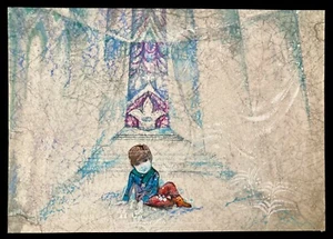 Toma Bogdanović, Kinderbuch-Illustrationen-Schneekönigin Originale - Bild 1 von 1