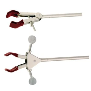Two Prong Medium Extension ClampSingle Adjust 8.5 in OAL Chemglass CG-9202-01 - Picture 1 of 3