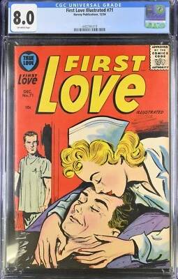 First Love #71 CGC 8.0 Harvey Comic 1956 - Image 1 of 2
