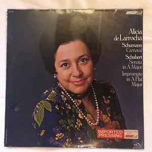 Alicia De Larrocha / SCHUMANN-CARNAVAL, SCHUBERT-SONATA IN A Sealed In Shrink - Picture 1 of 5