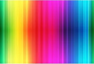 Tessuto di cotone 3 iarde - Tesori senza tempo a righe arcobaleno - Foto 1 di 1