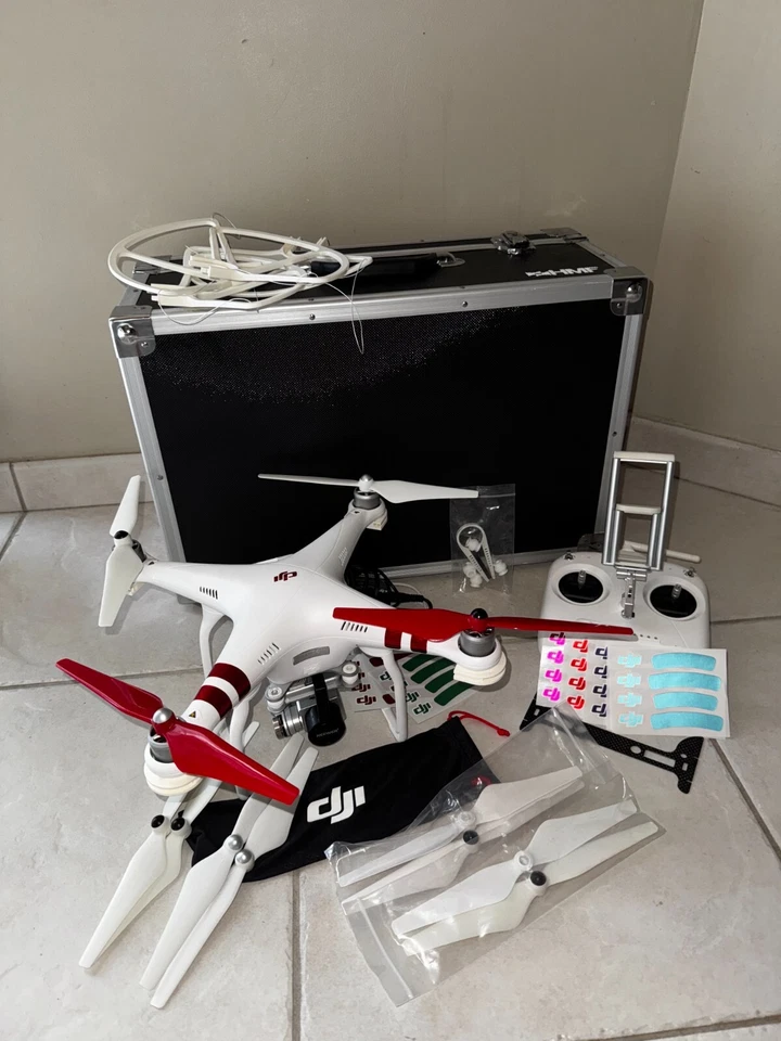 [Batterie neuve] Drone dji phantom 3 standard + boite de rangement/transport  - Photo 1/4