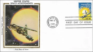 Space Understanding The Sun Space Achievements USA Colorano Silk Cachet FDC 1981 - Picture 1 of 1