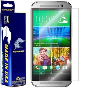 [2-Pack] ArmorSuit MilitaryShield HTC One M8 Screen Protector HD Film - Picture 1 of 6
