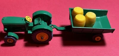 MATCHBOX No. 50 John Deere Tractor & 51 Trailer - (GREY WHEELS) - Image 1 of 4