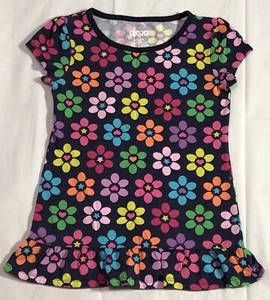 Circo Shirt Dress Girls Small Floral Flower Power Hippie Boho Barbie Purple - Picture 1 of 7