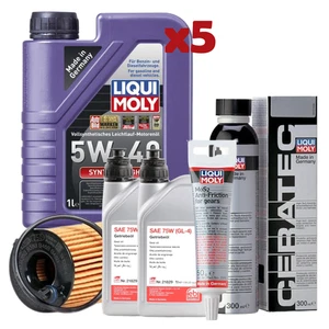 KIT FILTRO OLIO + LIQUIMOLY 5W40 + OLIO CAMBIO + CERATEC + ADDITIVO PER BMW 220D - Foto 1 di 5