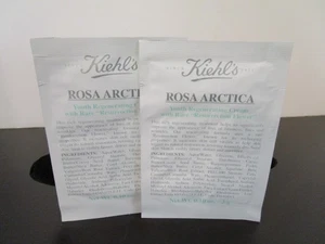 2x KIEHL’S SAMPLE PACKETS Rosa Arctica Youth Regenerating Cream RARE! - Picture 1 of 1