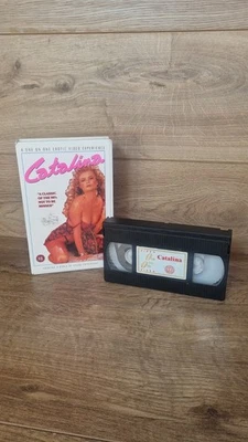 Catalina One On One VHS Video Tape Big Box Ex Rental 90s Erotica - Immagine 1 di 4
