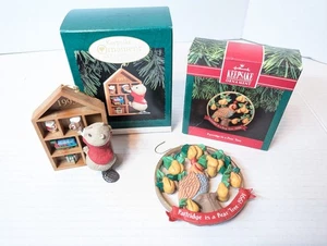 Hallmark  Collecting Memories Keepsake of Membership & Partridge pear Ornament - Picture 1 of 7