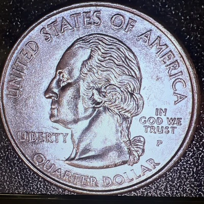 2005 P-Oregon State Quarter Die Crack  Error Coin - Image 1 of 4