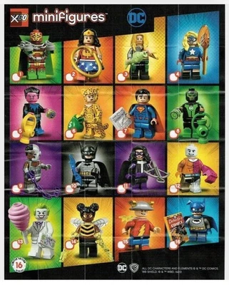 Lego DC Comics Minifiguras 71026 Juego Completo de (16) Nuevo, Precintado, Retirado Foto 1 de 2