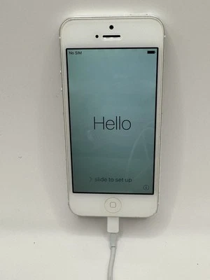 苹果 iPhone 5 16 GB 白色和银色 A1428(无锁版)无 SIM 卡 — 第 1/4 张图片