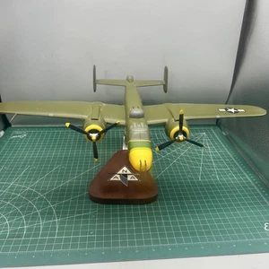 "Modelo de avión de combate Mitchell B-25 modelo de escritorio 19"" envergadura" - Imagen 1 de 9