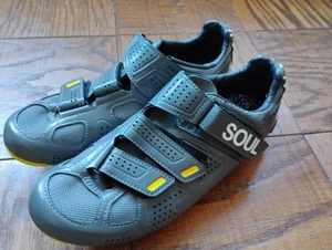 Pearl Izumi Soul Cycle Road Men's Size EU Size 43 / US 9.5 Gray Cycling Shoes - Picture 1 of 8