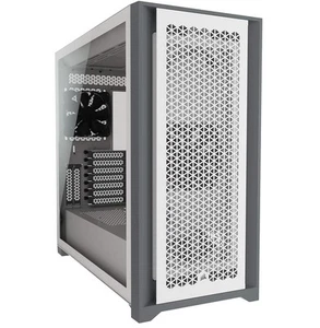 Boîtier PC Corsair 5000D AIRFLOW en verre trempé mi-tour ATX - Blanc - Photo 1/10
