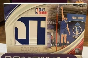 2024-24 Panini Immaculate Matas Buzelis Draft Combine Patch /99 - Picture 1 of 4