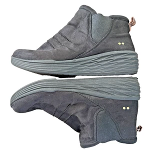 ryka niah black slip-on ankle boots comfort shoes 8.5w water repellent - Picture 1 of 8