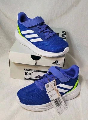 NUEVO Adidas RUNFALCON 5 EL I IE8595 Infante Niño Bebé Niños Zapatos 10K Azul Neón Foto 1 de 4