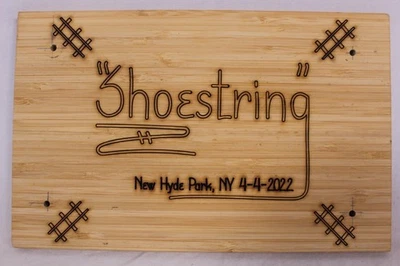 Tabla de cortar/placa de madera para vías de tren Ikea "Shoestring" - Nuevo Hyde Park Foto 1 de 4