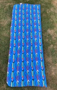 Slumberlux Vintage 90s Single Sleeping Bag Retro Camping Festival Blue Glasto - Picture 1 of 10