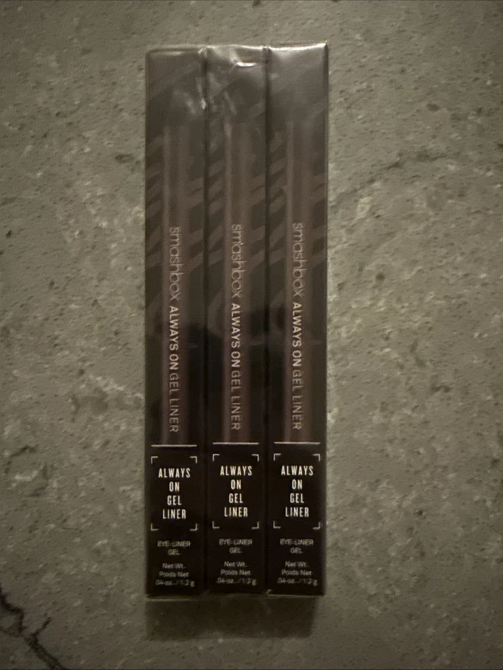 Smashbox Always On Eye-Liner Gel .04 Oz, Three 3 Pack, Brand New Sealed - Image 1 of 4