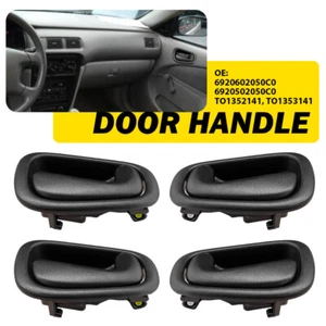 Door Interior Handles Left+Right Side Fit 1998-02 Chevrolet Prizm Toyota Corolla - Picture 1 of 16