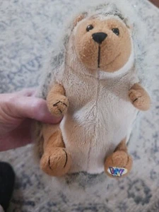 Ganz Webkinz Hedgehog Plush Stuffed Animal Plush 8” No Code - Picture 1 of 3