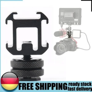 Camera Hot Shoe Mount Camera Hot Shoe Extension Bracket On-Camera Mount Adapter - Picture 1 of 10