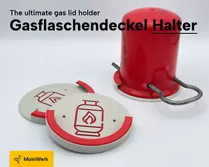 Gasflaschendeckel Halterung | Gasflaschenkappenhalterung | Halter für Gasflasche - Bild 1 von 3