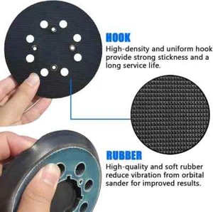 5 Inch Replacement Sander Pad for CRAFTSMAN CMCW220B & CMEW231 Sander - 5" 8 ... - Picture 1 of 3