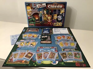 Cluedo The Simpsons Edition Detective Board Game by Waddingtons 2001 ~ Complete - Picture 1 of 12