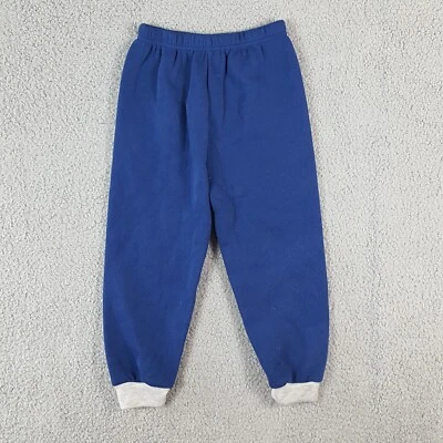 Pantalones deportivos retro de cintura elástica de los 90 talla 4T para niños pequeños azul marino Foto 1 de 4