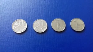 4x 1 FRANC COINS FROM BELGIUM -1989, 1990, 1994, 1997. GOOD CONDITION TO COLLECT - Picture 1 of 1