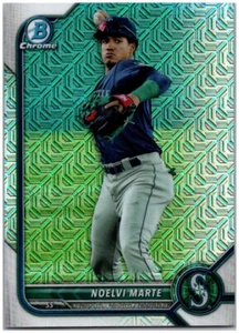2022 Bowman Chrome Prospects #BCP-63 Noelvi Marte - Mojo FREE SHIPPING! - Picture 1 of 2