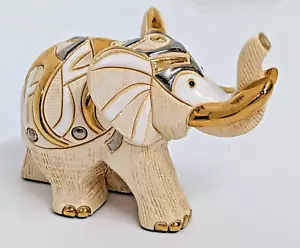 Artesania Rinconada De Rosa 728W Elephant 2009 White Club Piece Figurine - Picture 1 of 6
