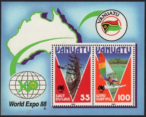VANUATU - 1988 'WORLD EXPO 88' Miniature Sheet MNH SG501 [D8026] Cover