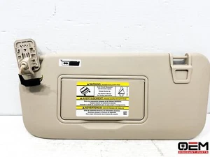 2020 FORD ESCAPE LEFT DRIVER SIDE SUNVISOR SUN VISOR SHADE W/ LIGHTS BEIGE OEM - Picture 1 of 7