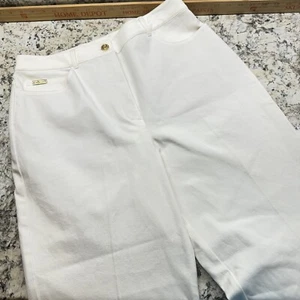Pantalones St. John Sport By Marie Gris Marfil Blanco Talla 12 LEER POR FAVOR - Imagen 1 de 20