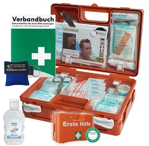 Erste-Hilfe-Koffer M1 mit "Notfallbeatmungshilfe" -akt.DIN 13157 & Hygiene-Gel - Bild 1 von 9